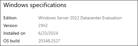 This attack was tested on up-to-date Windows Server 2019 and Windows Server 2022 (I believ