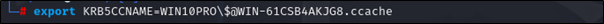 Export the ticket